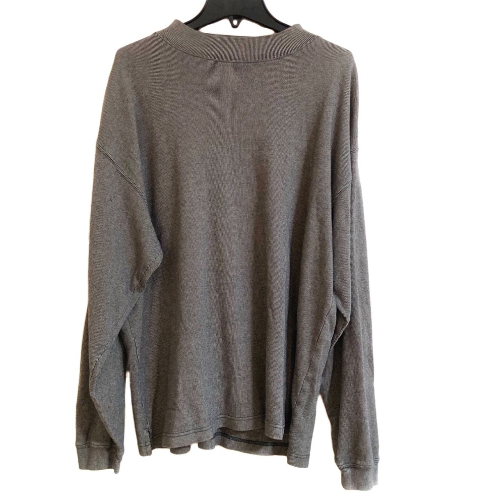 Forecast All Combed Cotton Grey Pullover Crewneck Long Sleeve Sweater Top EUC XL